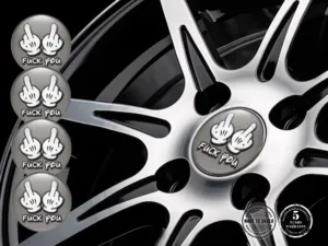 Sticker Dome Style Premium Wheel Logos